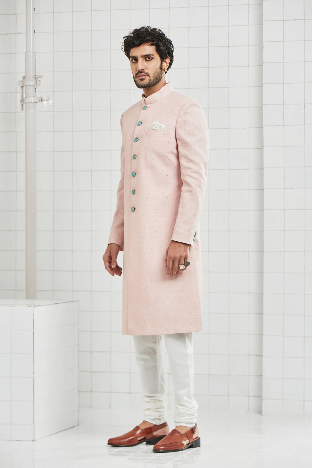 Bhomya Zari Embroidered Sherwani