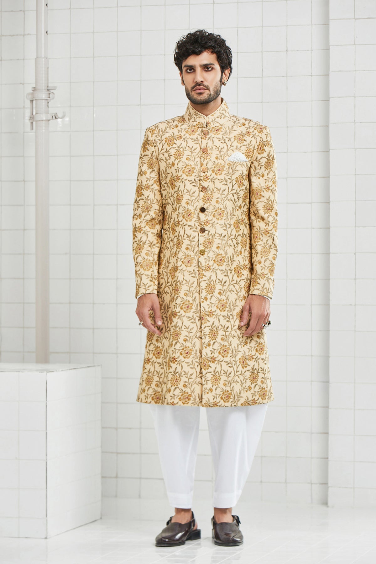 Chirota Textured Sherwani