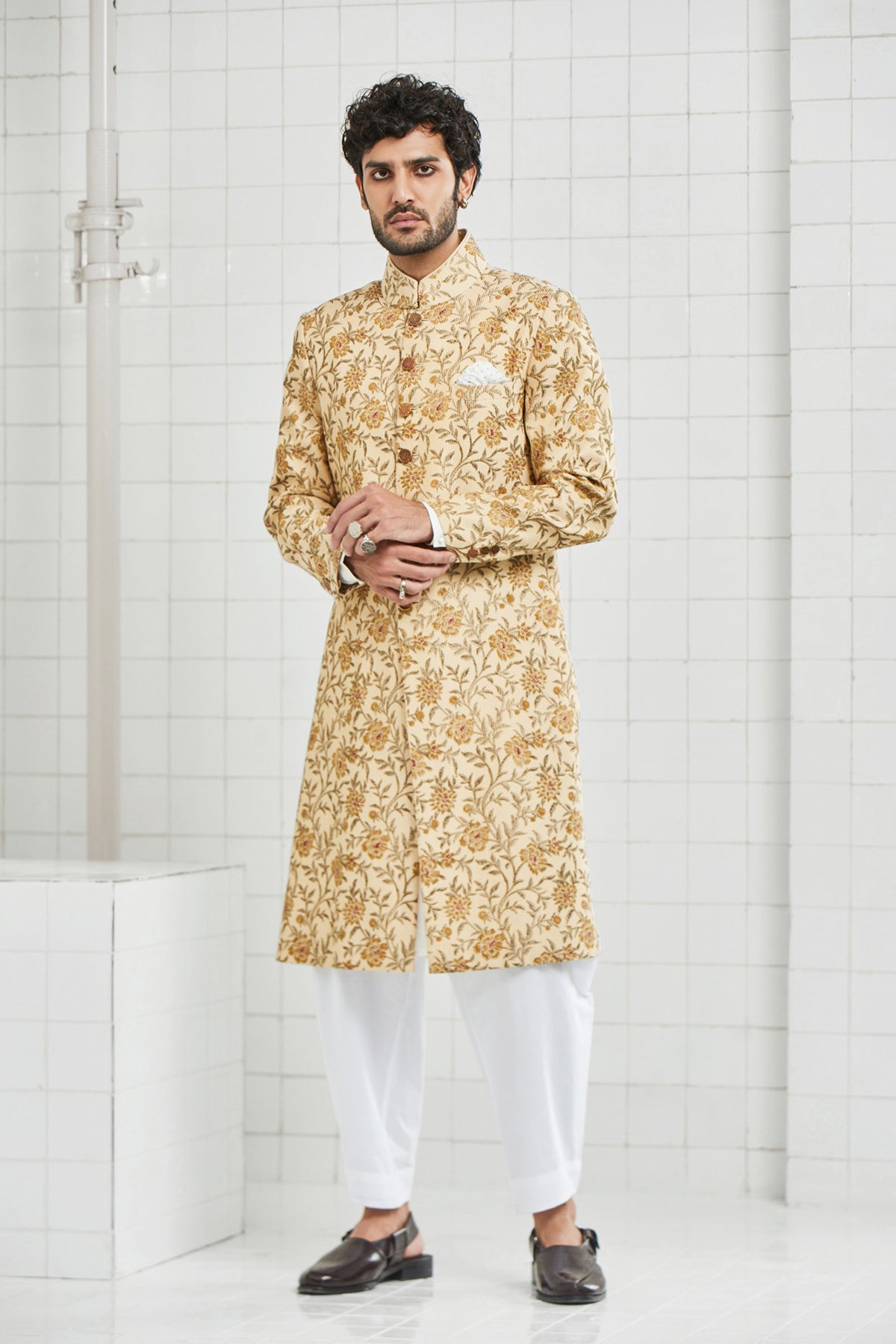 Chirota Textured Sherwani