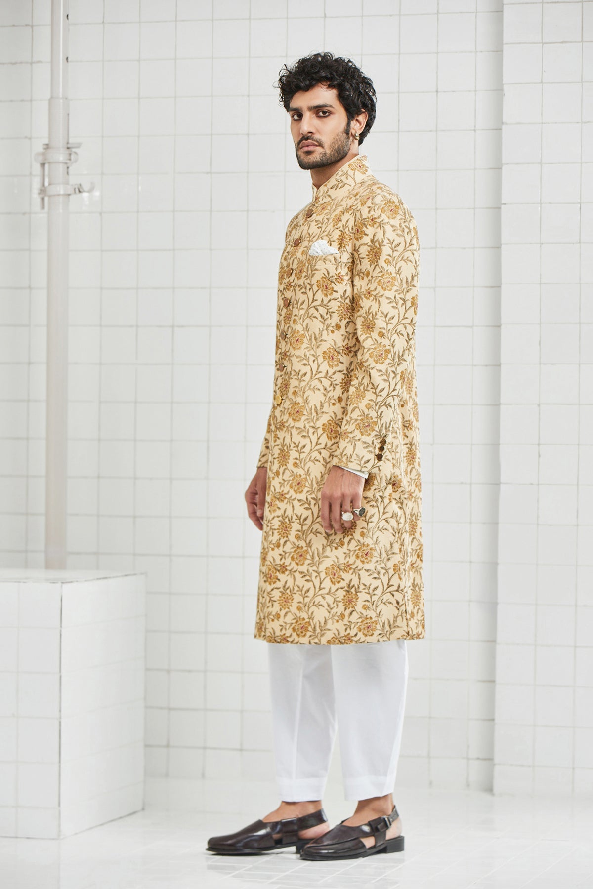 Chirota Textured Sherwani