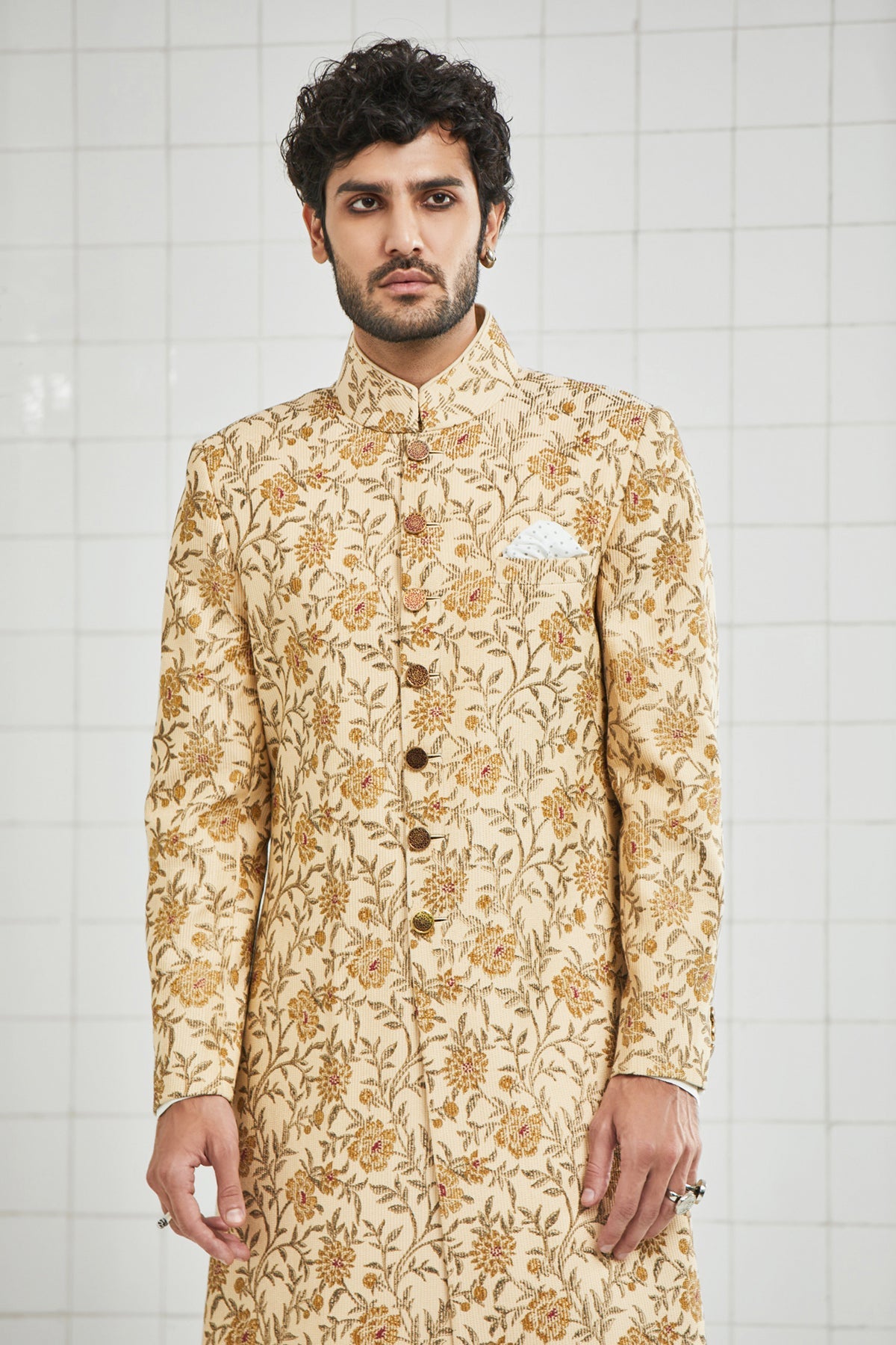 Chirota Textured Sherwani