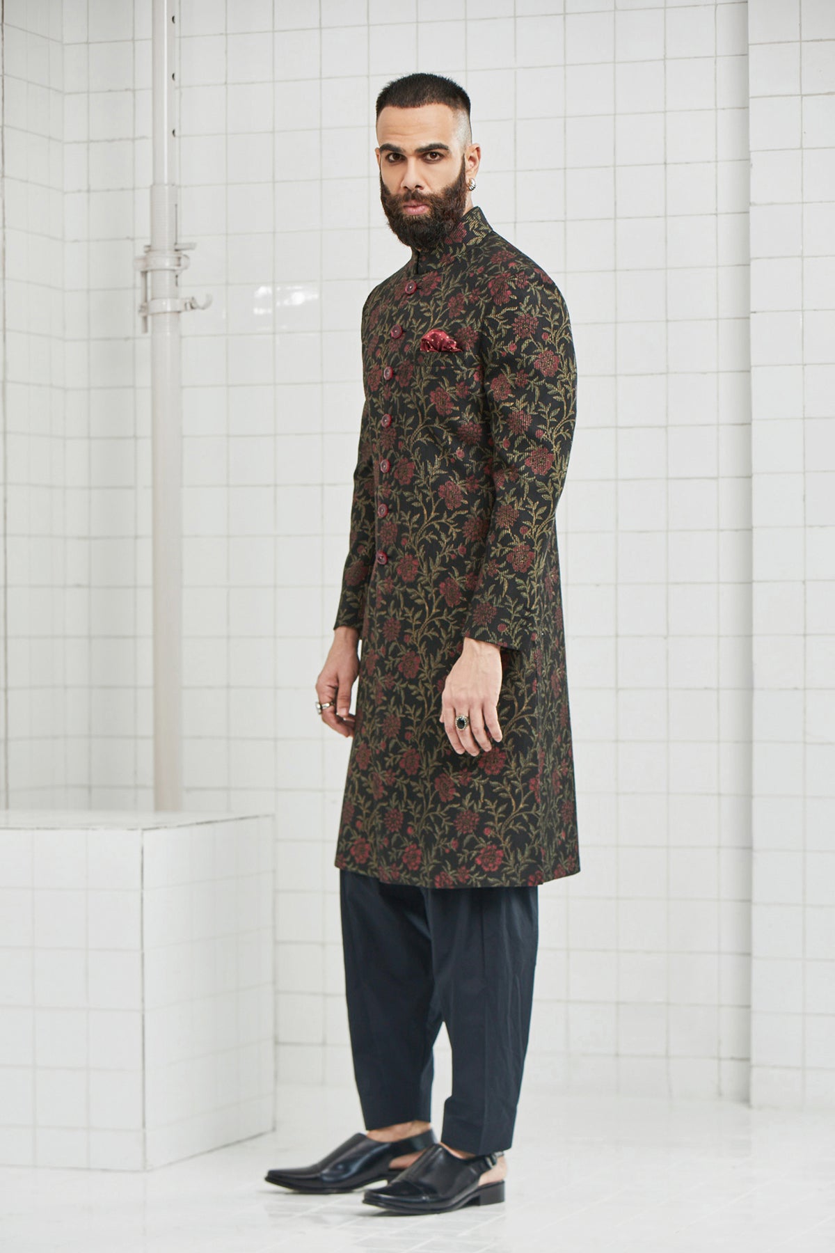 Chirota Textured Sherwani