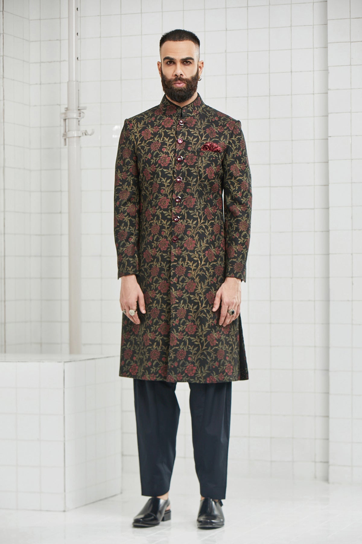 Chirota Textured Sherwani