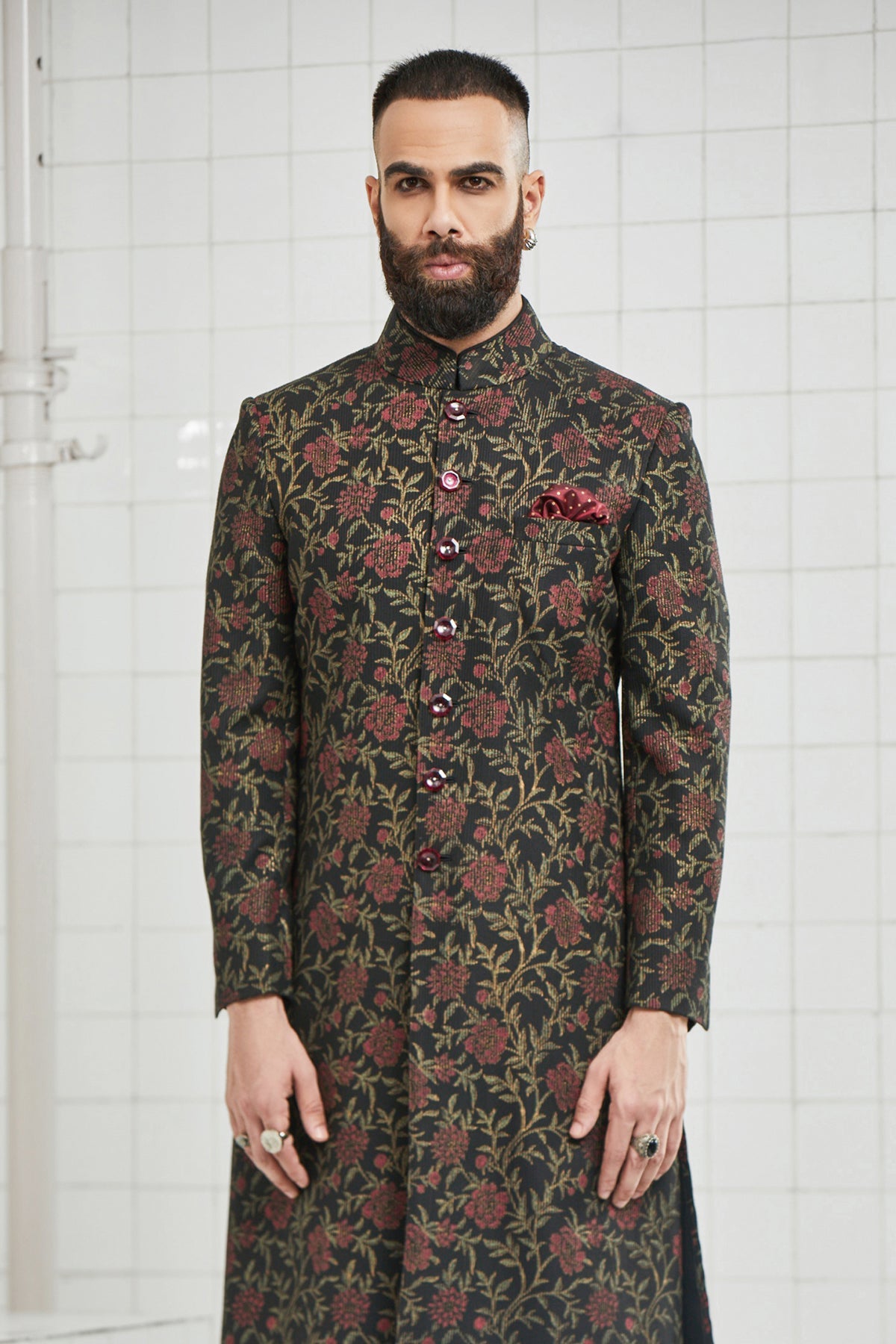Chirota Textured Sherwani