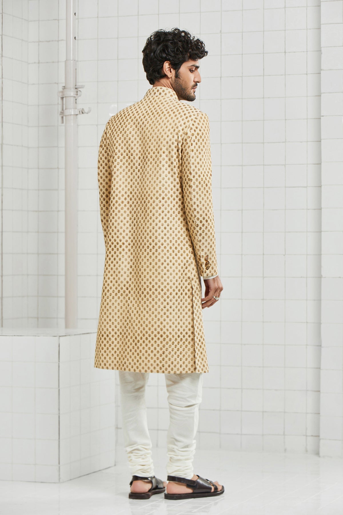 Chhitroli Textured Sherwani