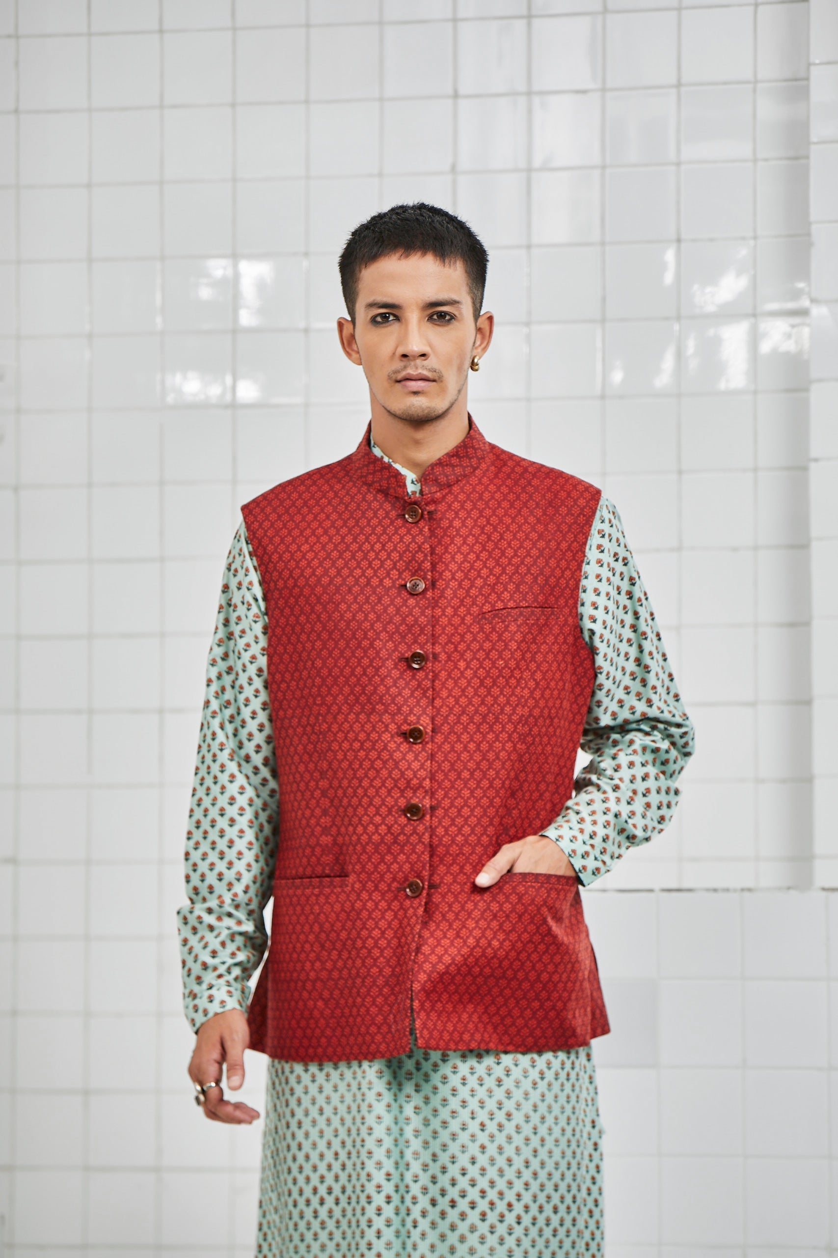 Khodmal Reversible Waistcoat