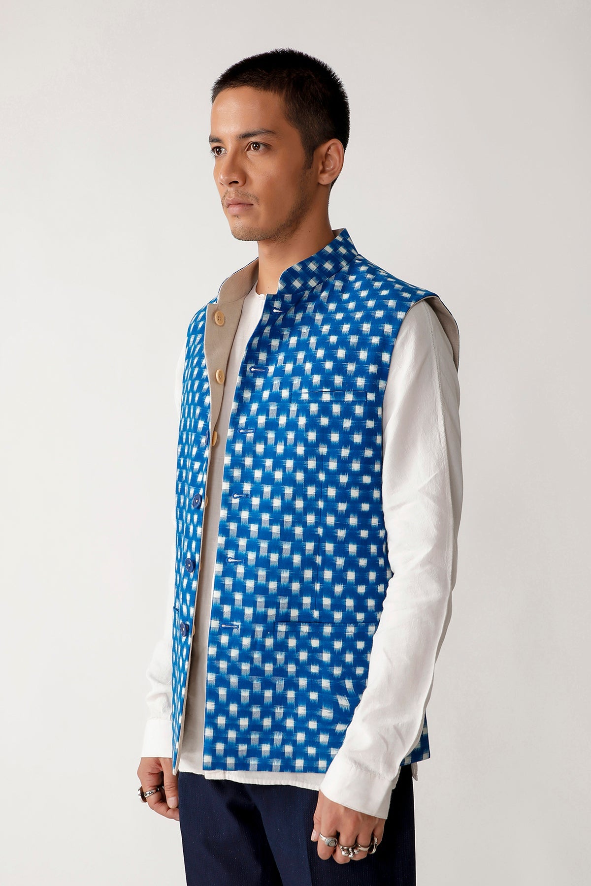 Rankhar Ikat Waistcoat