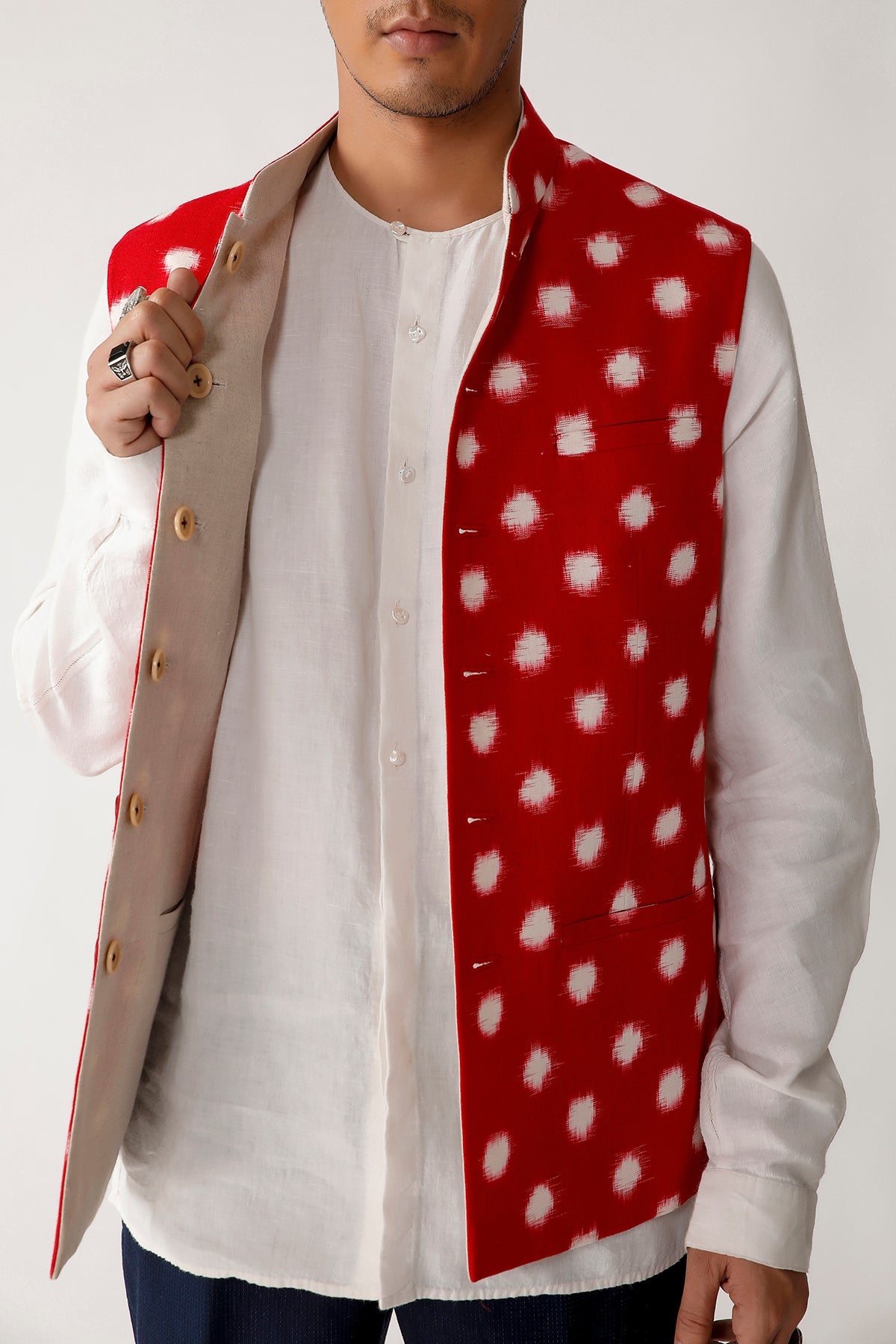 Rataura Ikat Waistcoat
