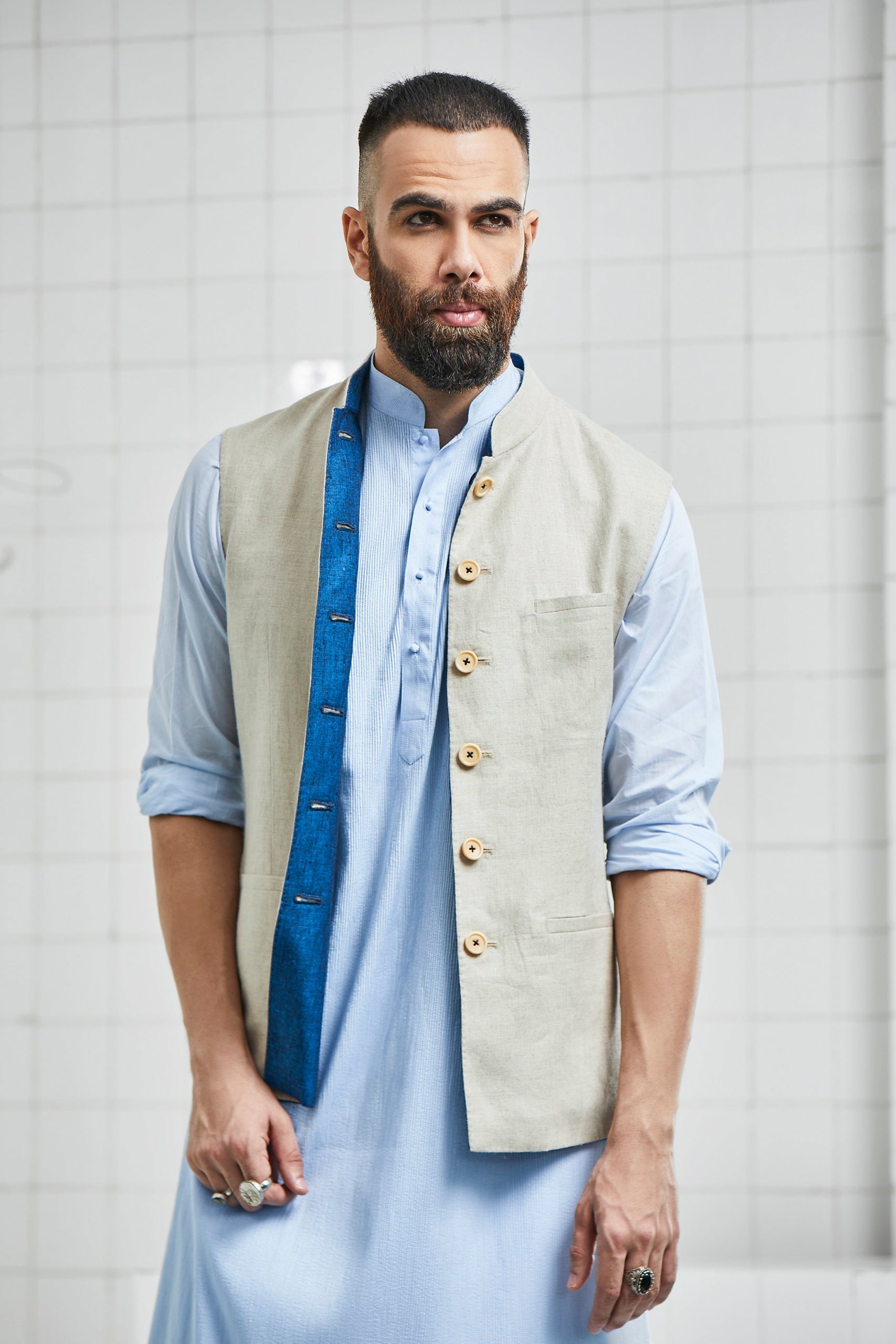 Kundal Reversible Waistcoat