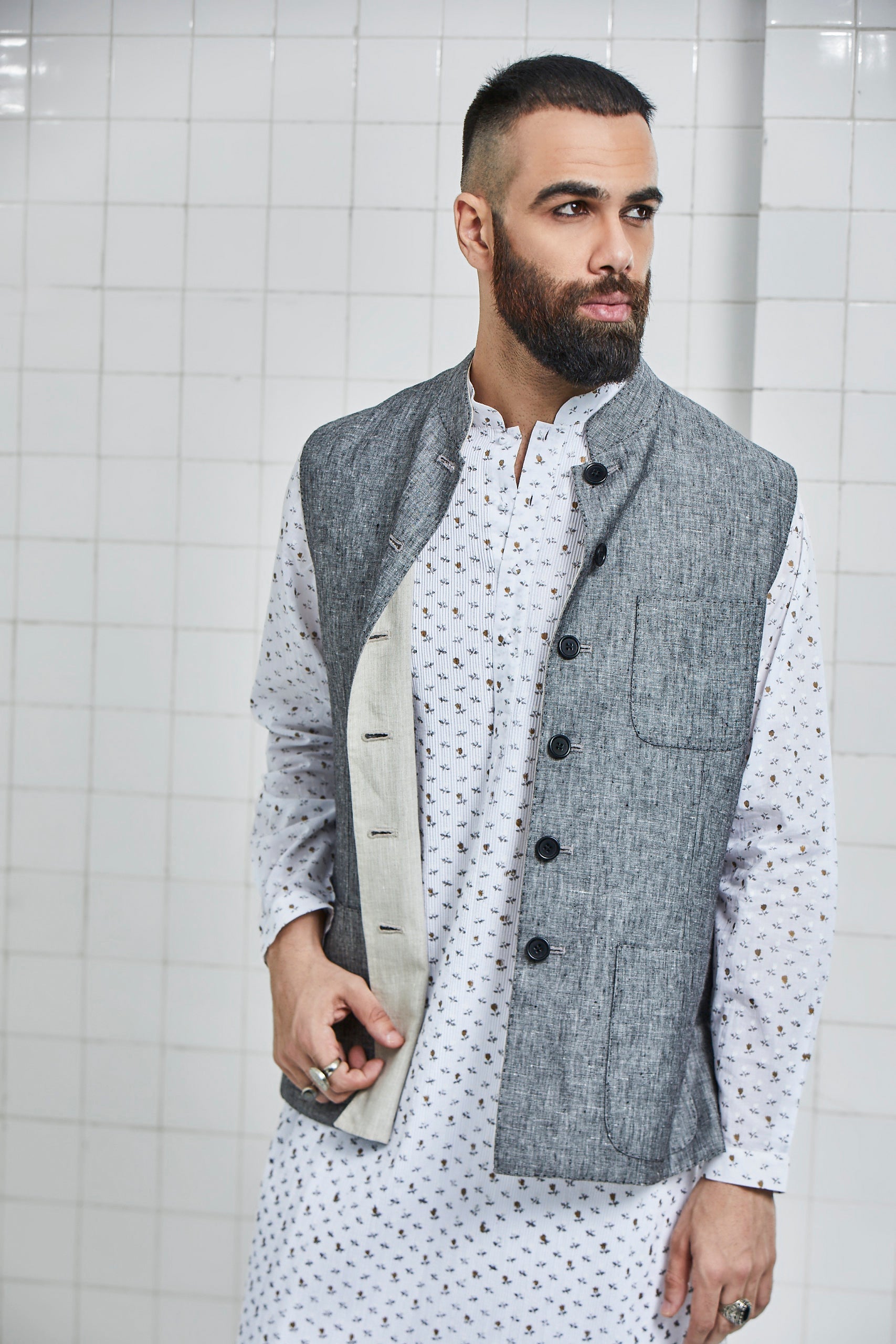 Kundal Reversible Waistcoat