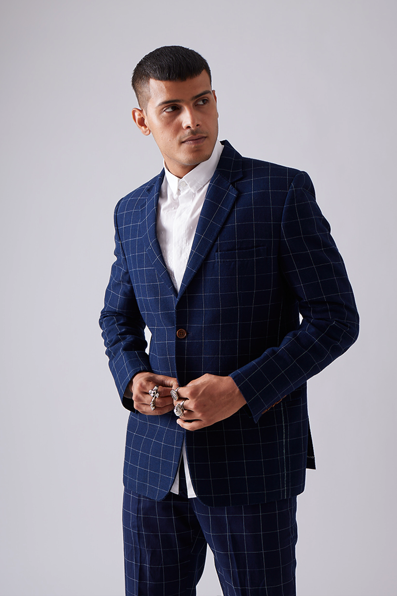 Bhater Checkered Jacket