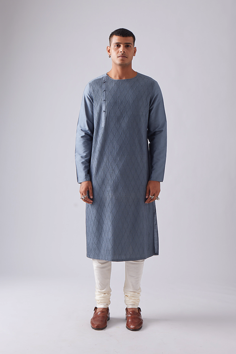 Kelawas Pintuck Kurta Set