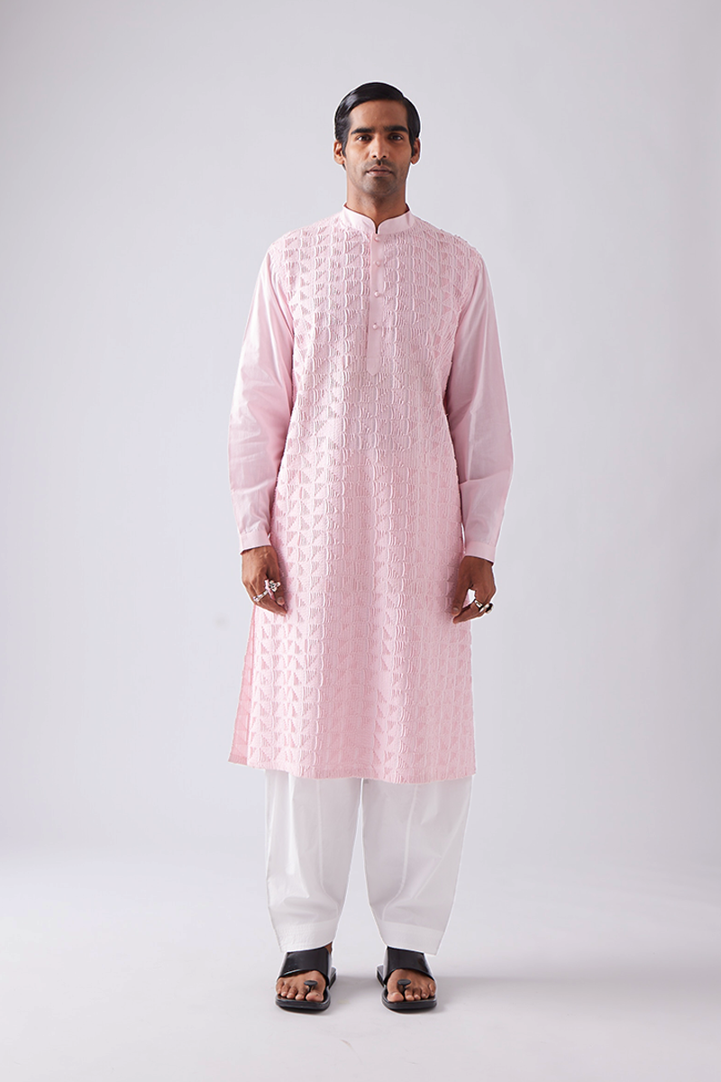 Balahir Textured Kurta Set