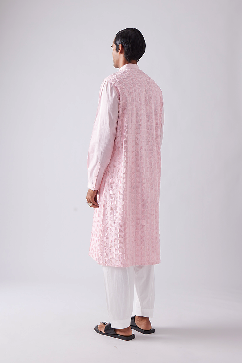 Balahir Textured Kurta Set