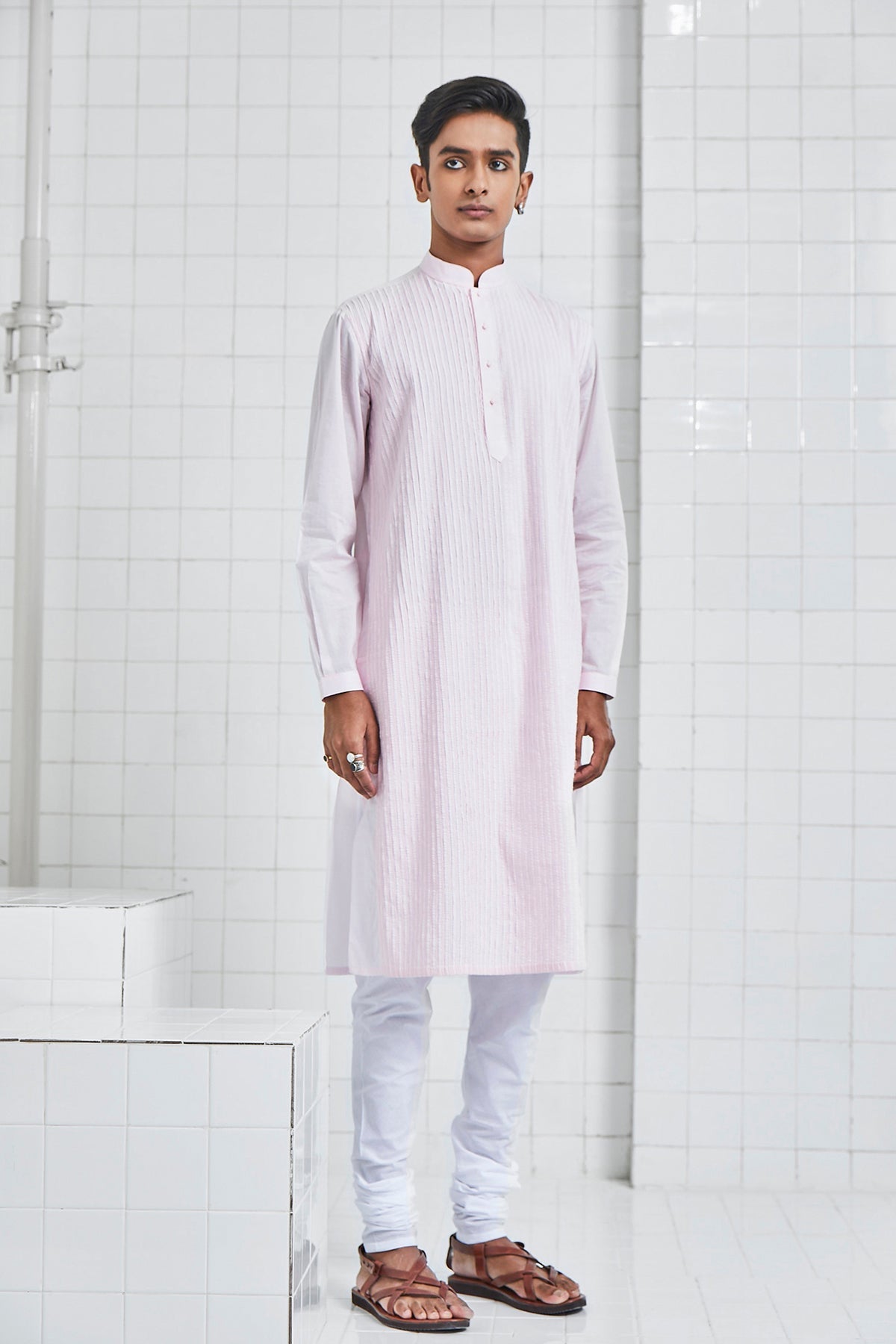 Bhaniyana Pintuck Kurta Set