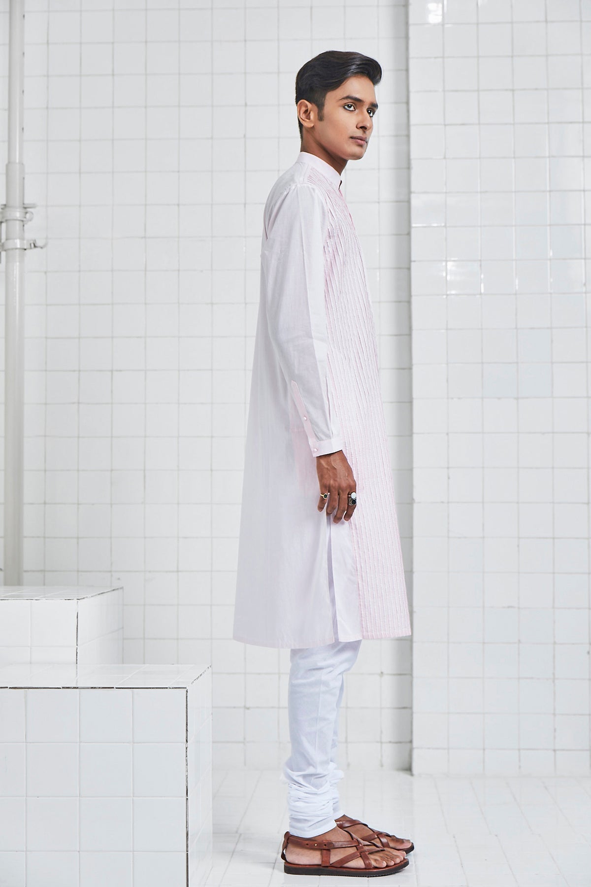 Bhaniyana Pintuck Kurta Set