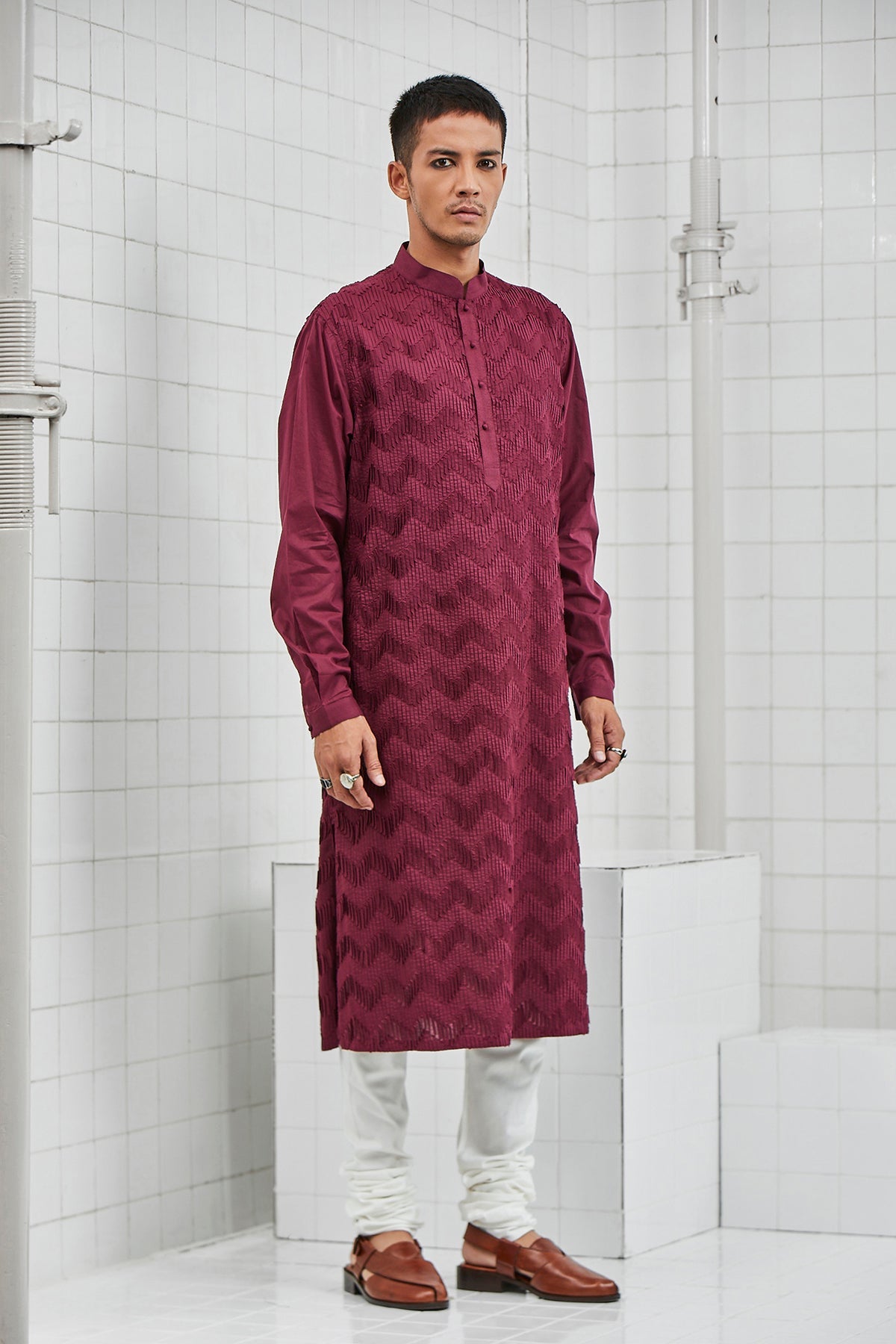 Nagaur Louvre Kurta Set