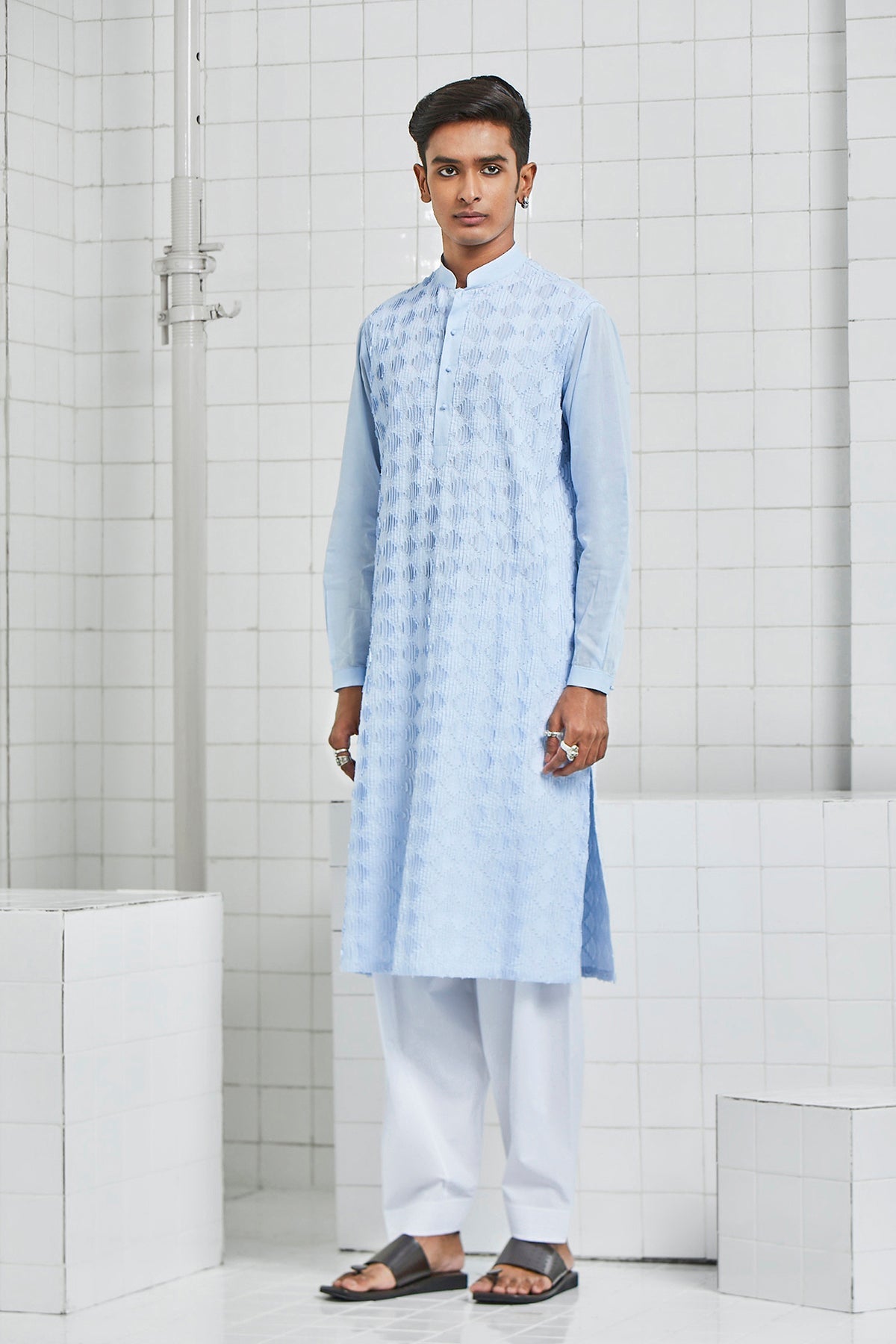 Balotra Textured Kurta Set