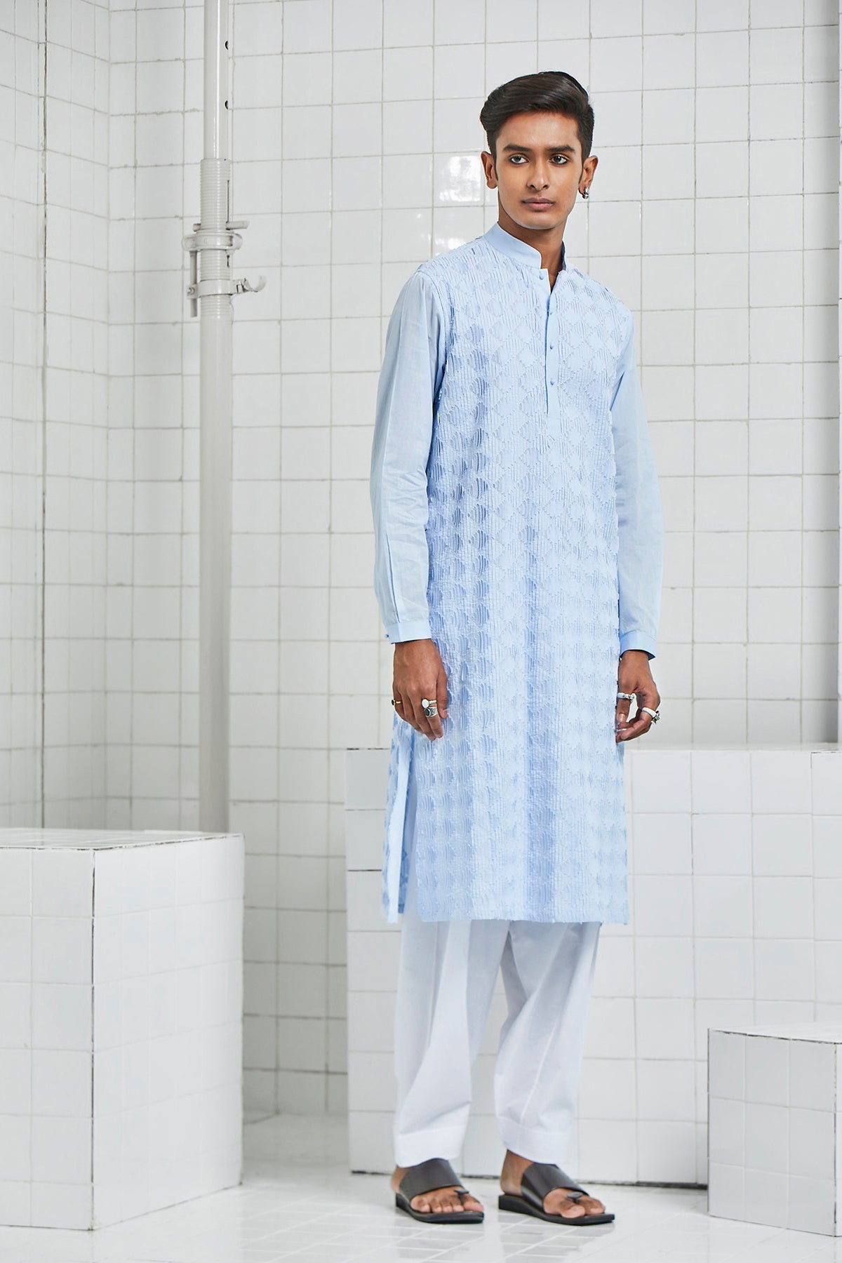 Balotra Textured Kurta Set