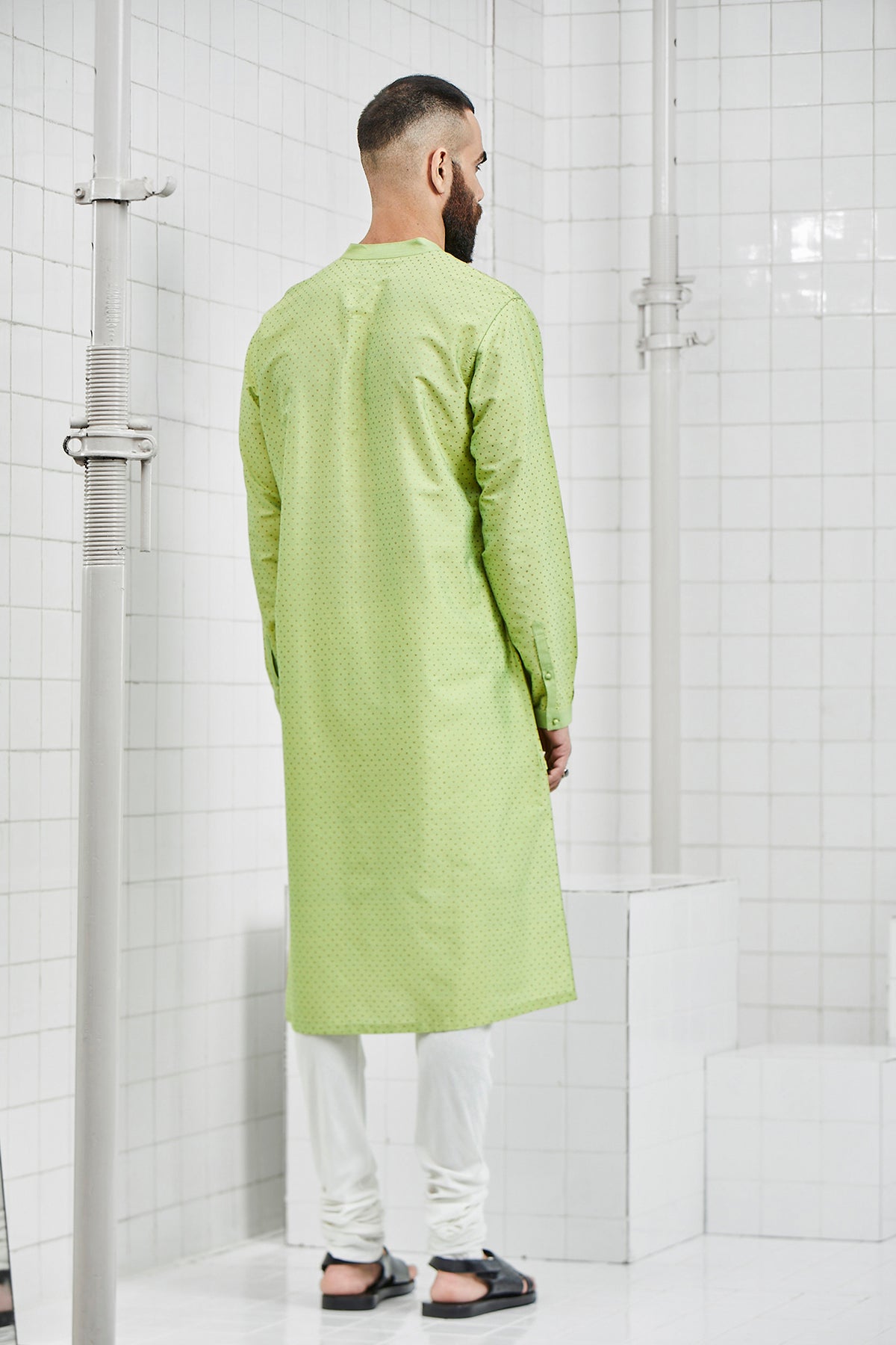 Dhadhu Pintuck Block Print Kurta Set