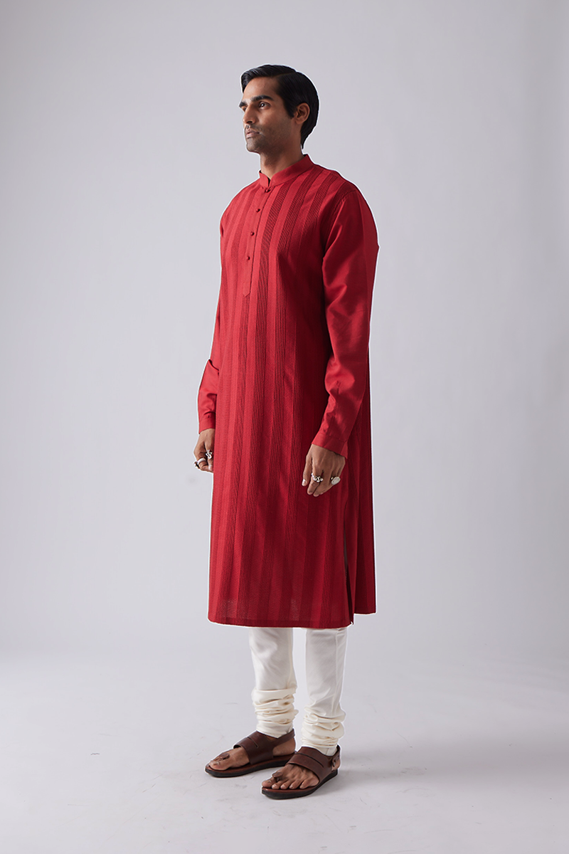 Laxmana Pintuck Quilting Kurta Set