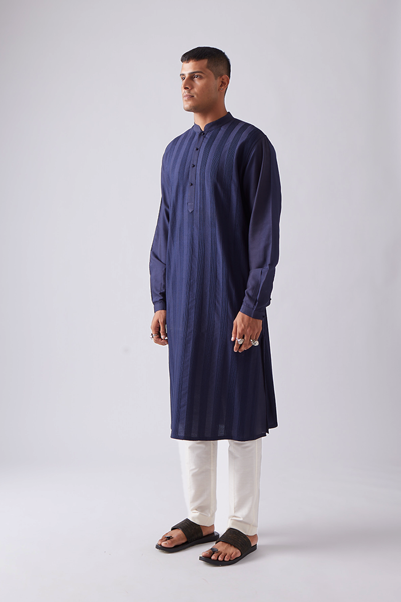 Laxmana Pintuck Quilting Kurta Set