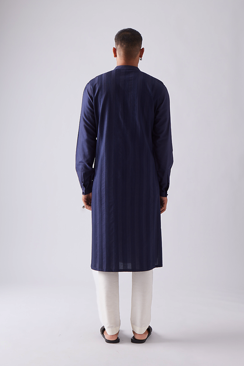 Laxmana Pintuck Quilting Kurta Set