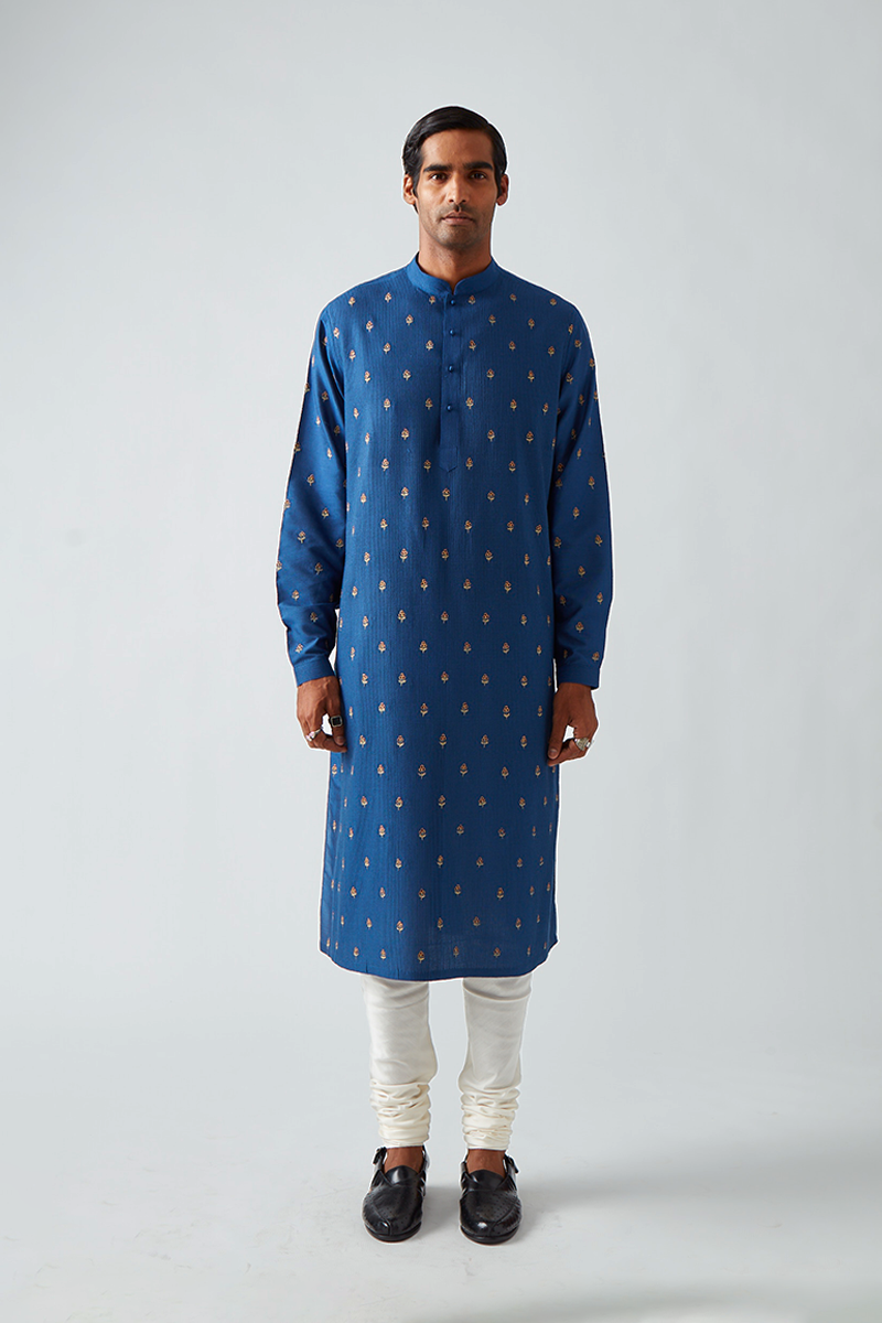 Neemla Pintuck Embroidery Kurta Set