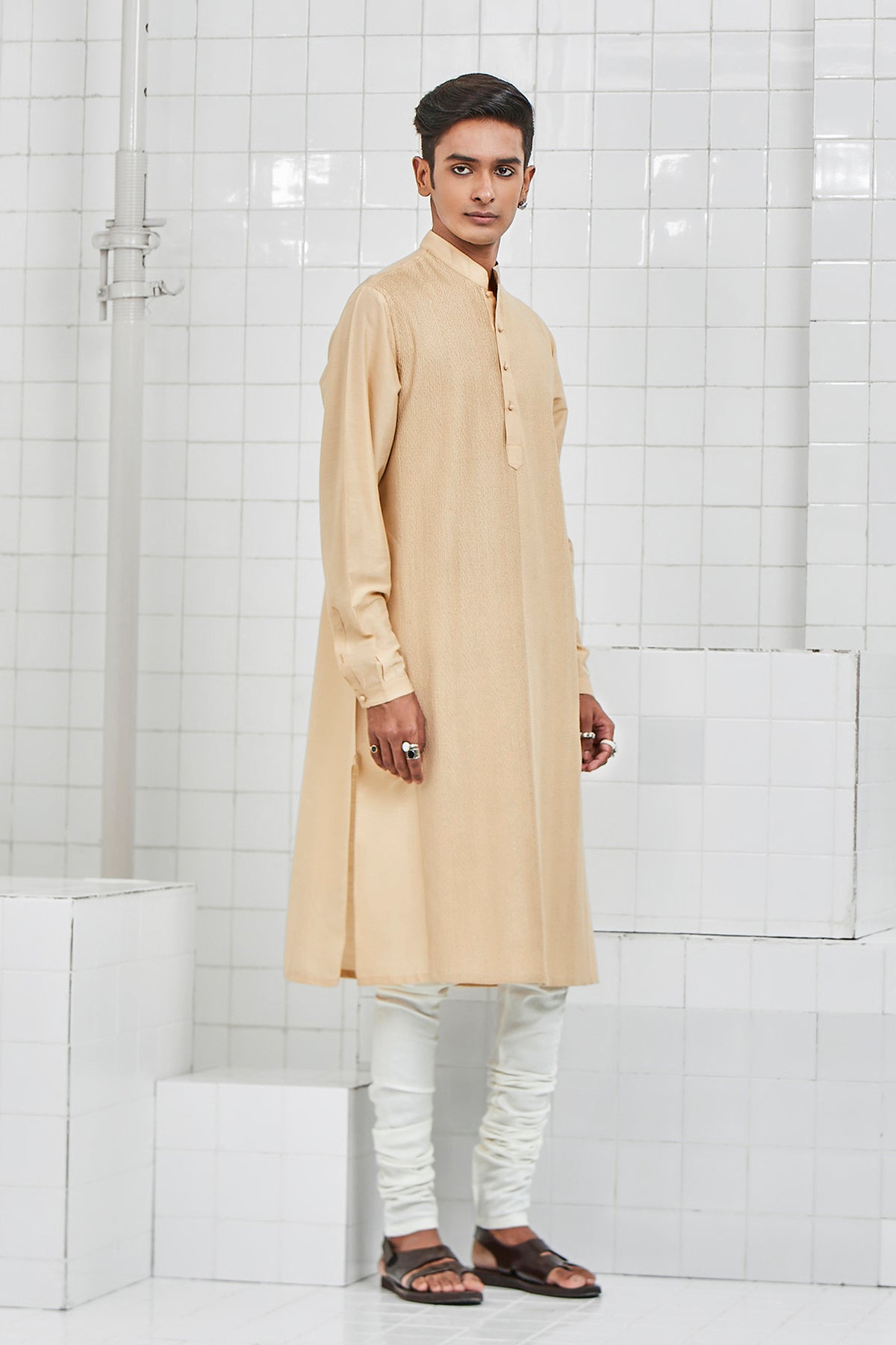 Jetpura Kurta Set in Zari