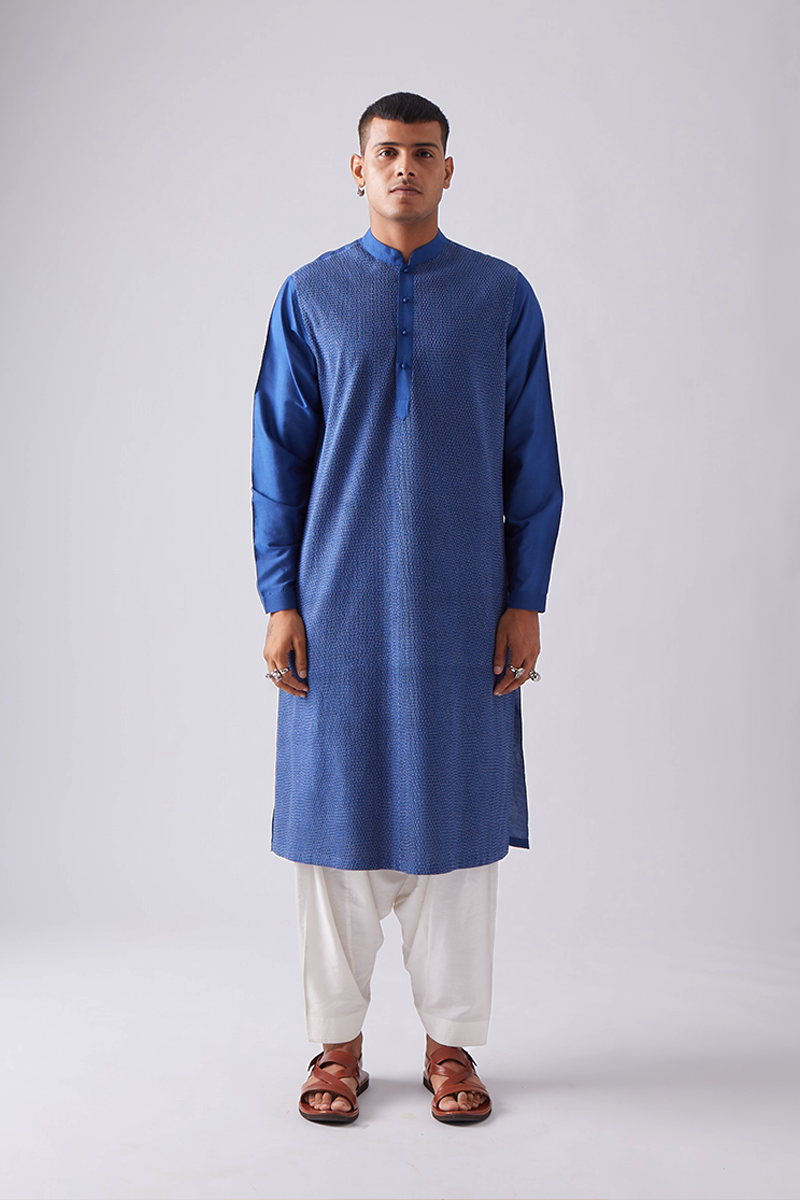 Jaitpura Pintuck Kurta Set