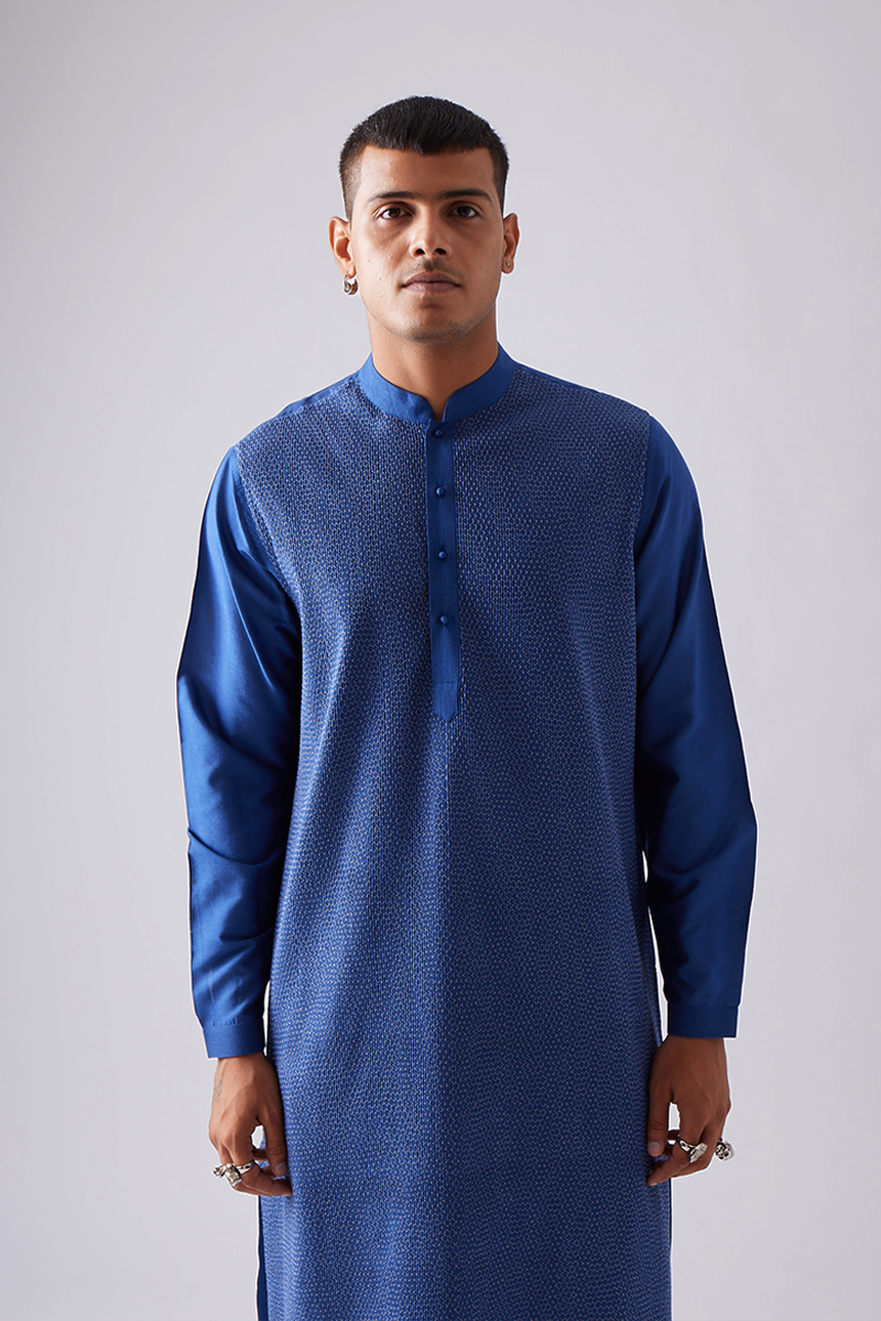 Jaitpura Pintuck Kurta Set
