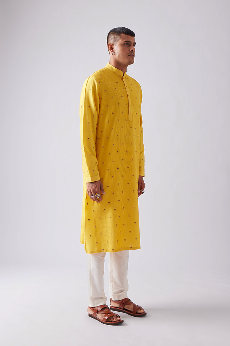 Neemla Pintuck Embroidery Kurta Set