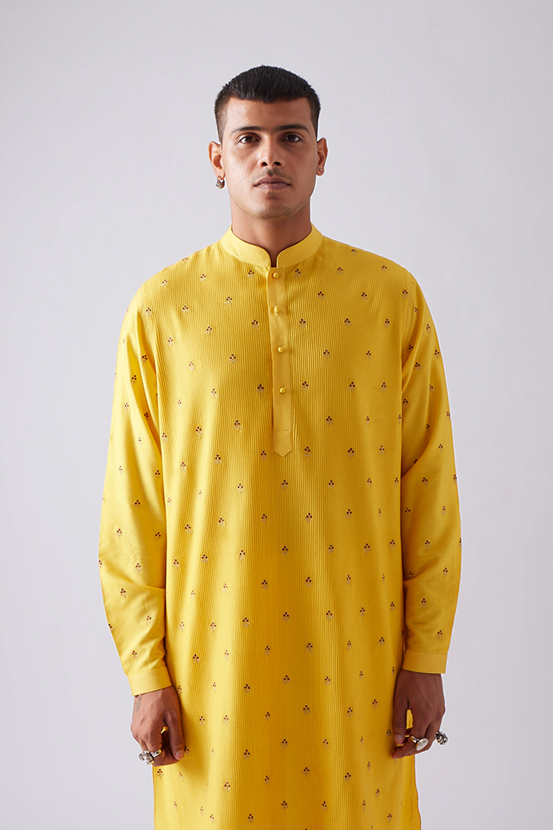Neemla Pintuck Embroidery Kurta Set