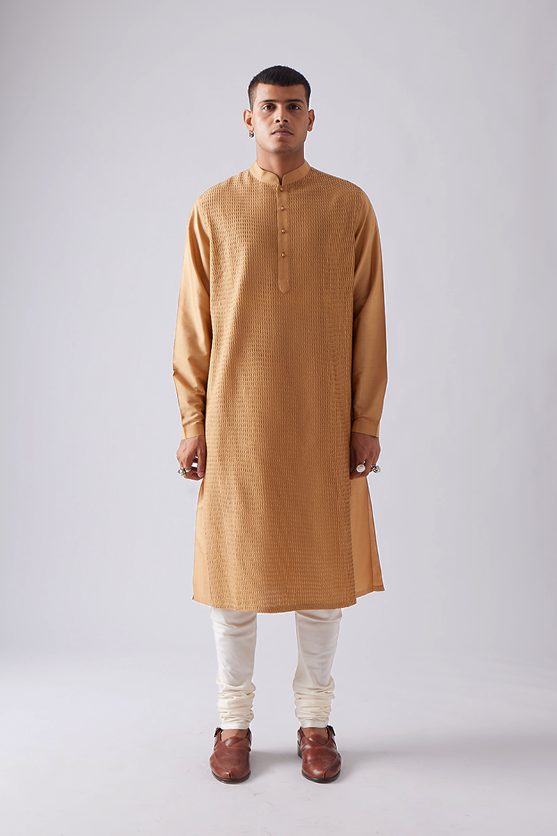 Pachewar Pintuck Kurta Set