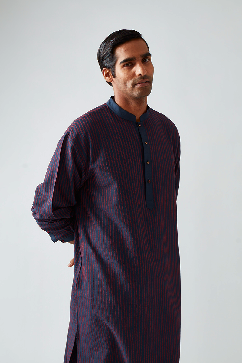 Buchara Topstitch Kurta Set
