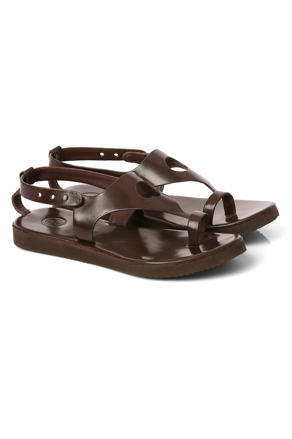 Triangle Polka Sandals