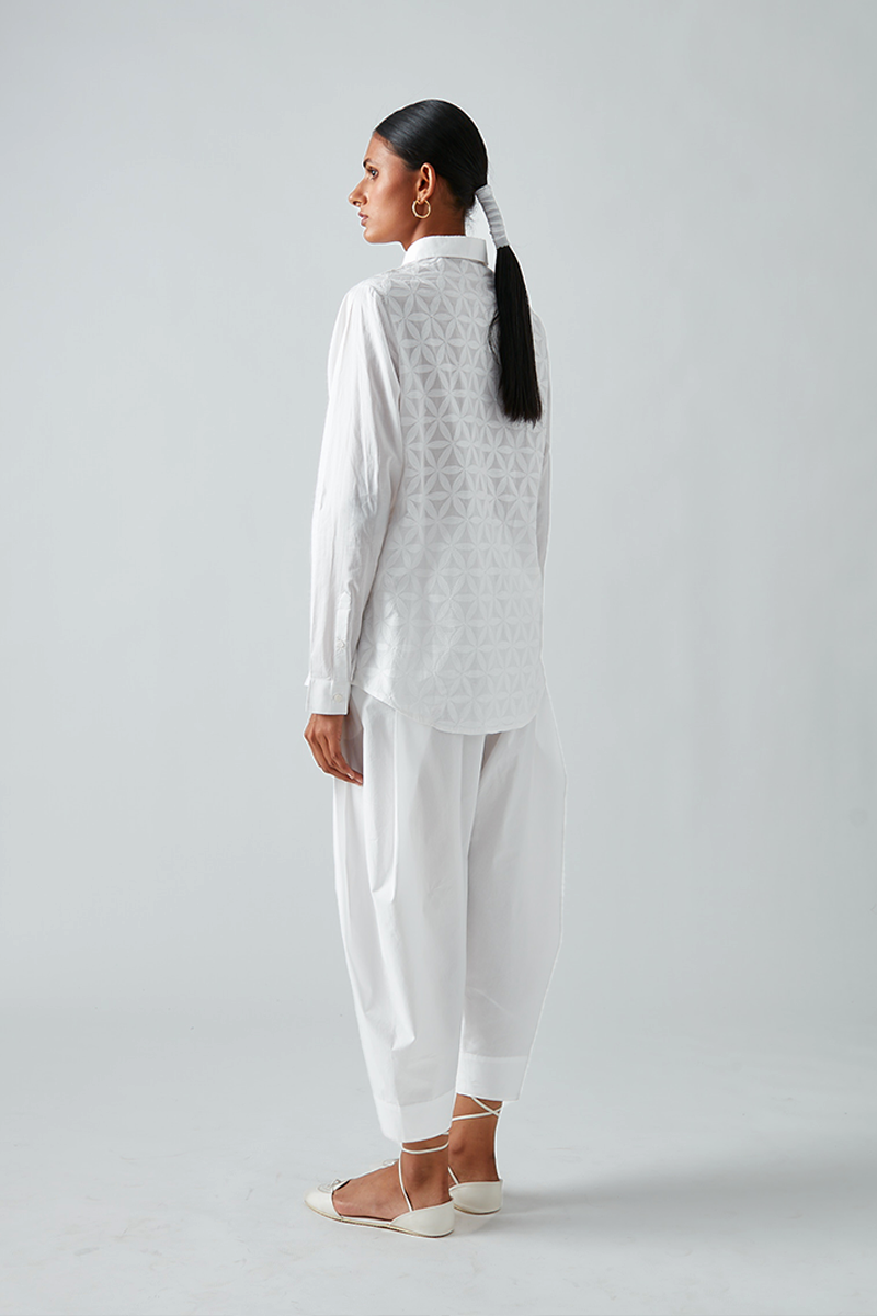 Aktasa Flower Chikan Shirt