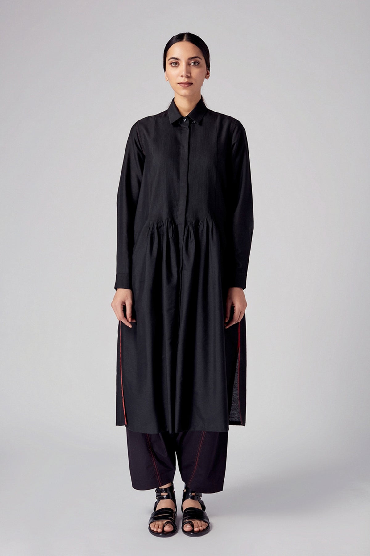 Vira Pintuck Dress