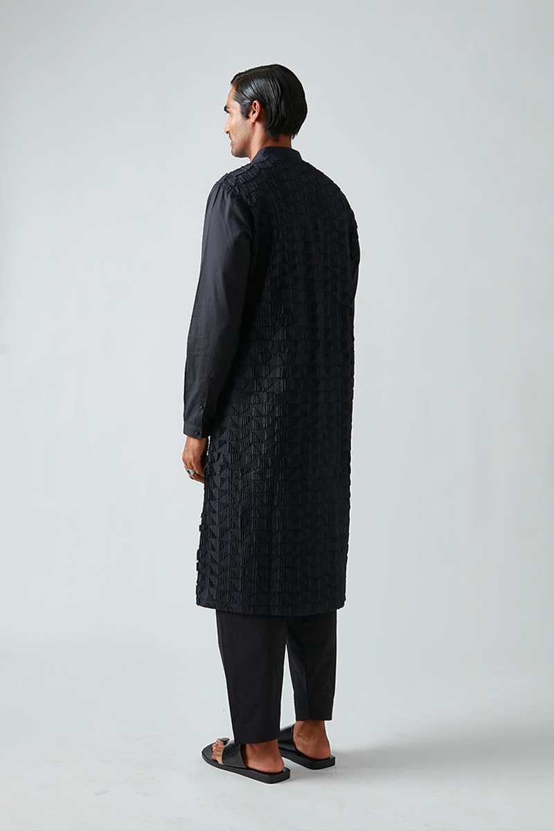 Balahir Textured Kurta Set