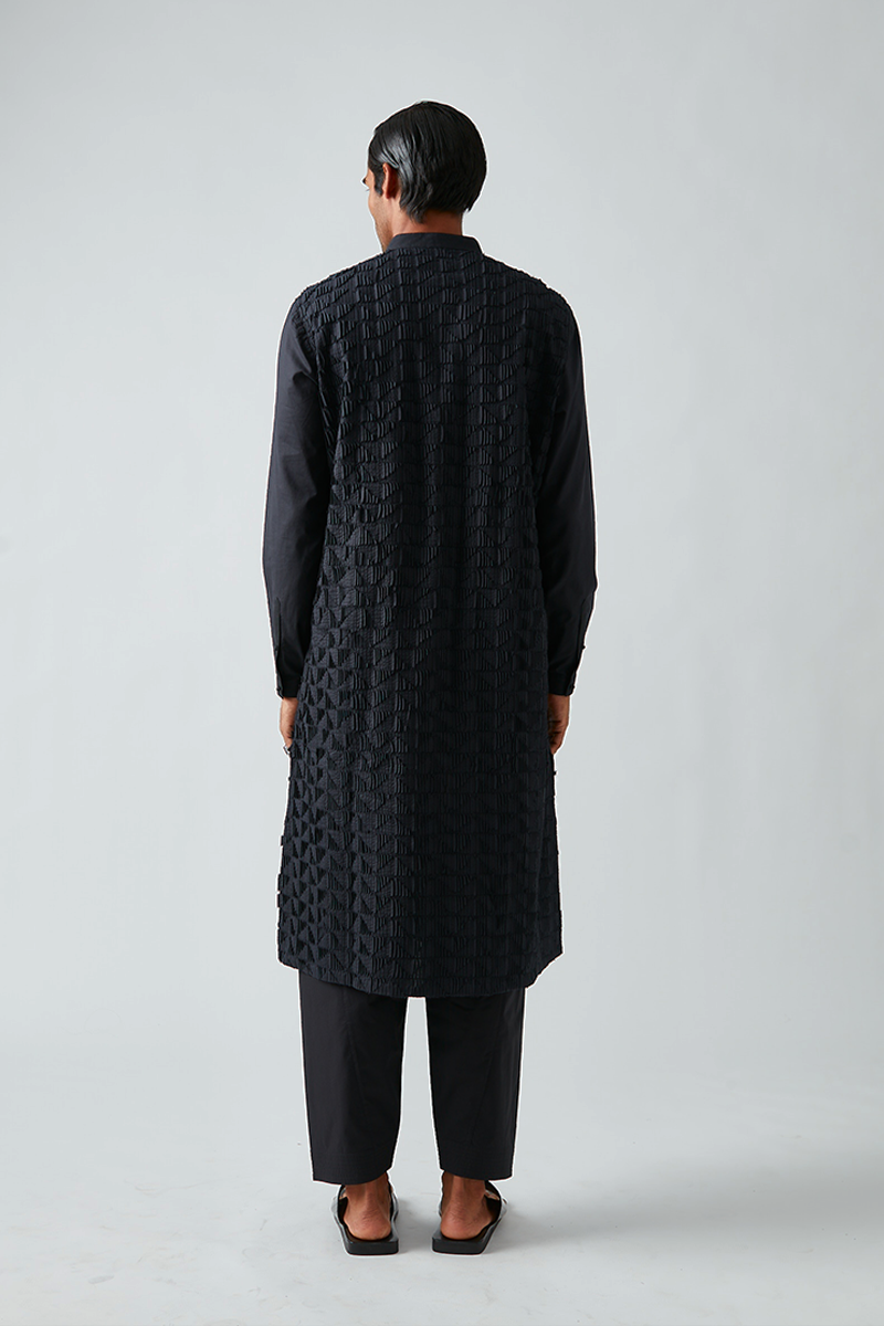 Balahir Textured Kurta Set