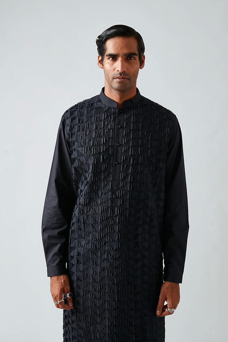 Balahir Textured Kurta Set