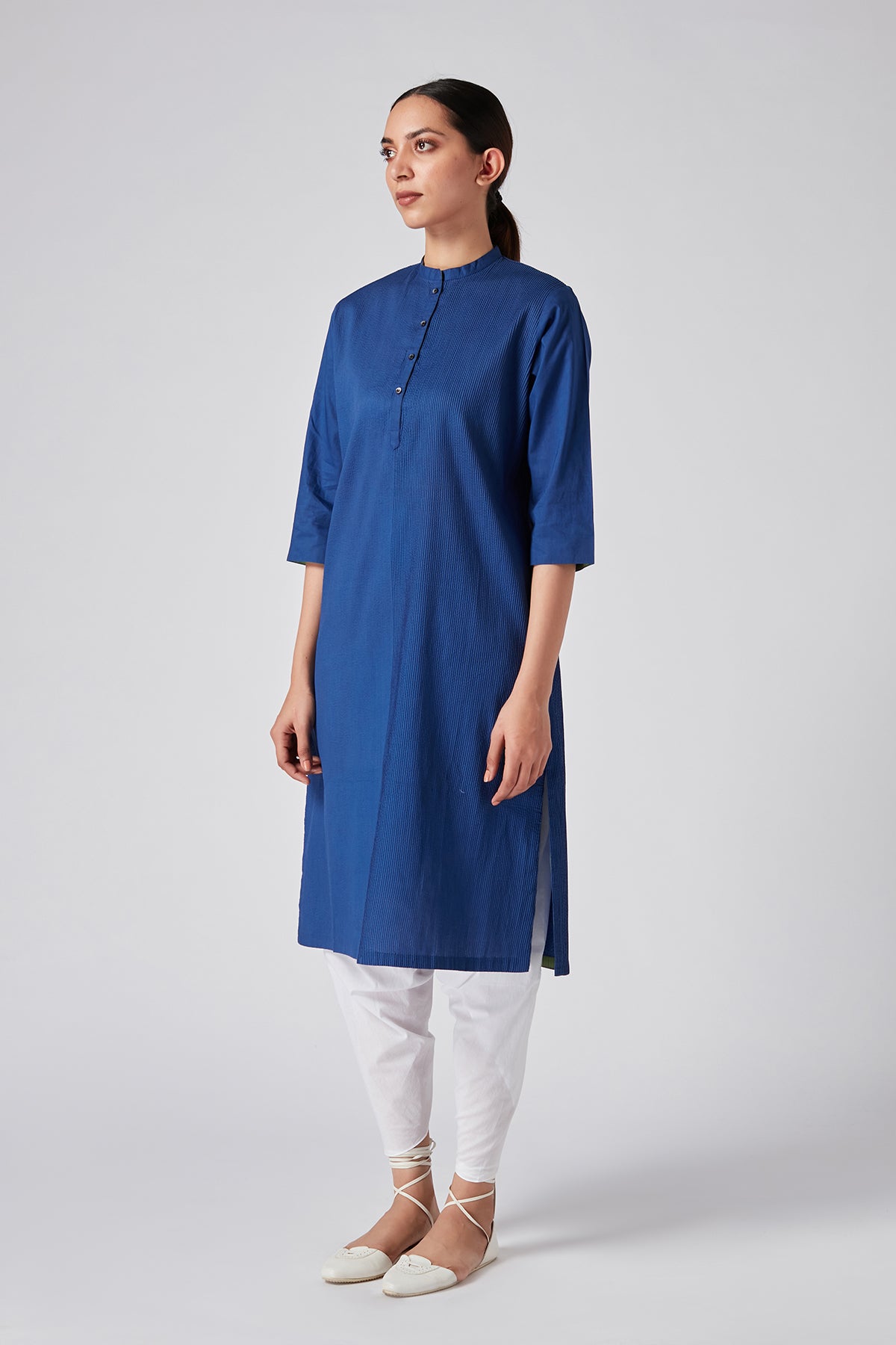 Khinsar Pintuck Kurta