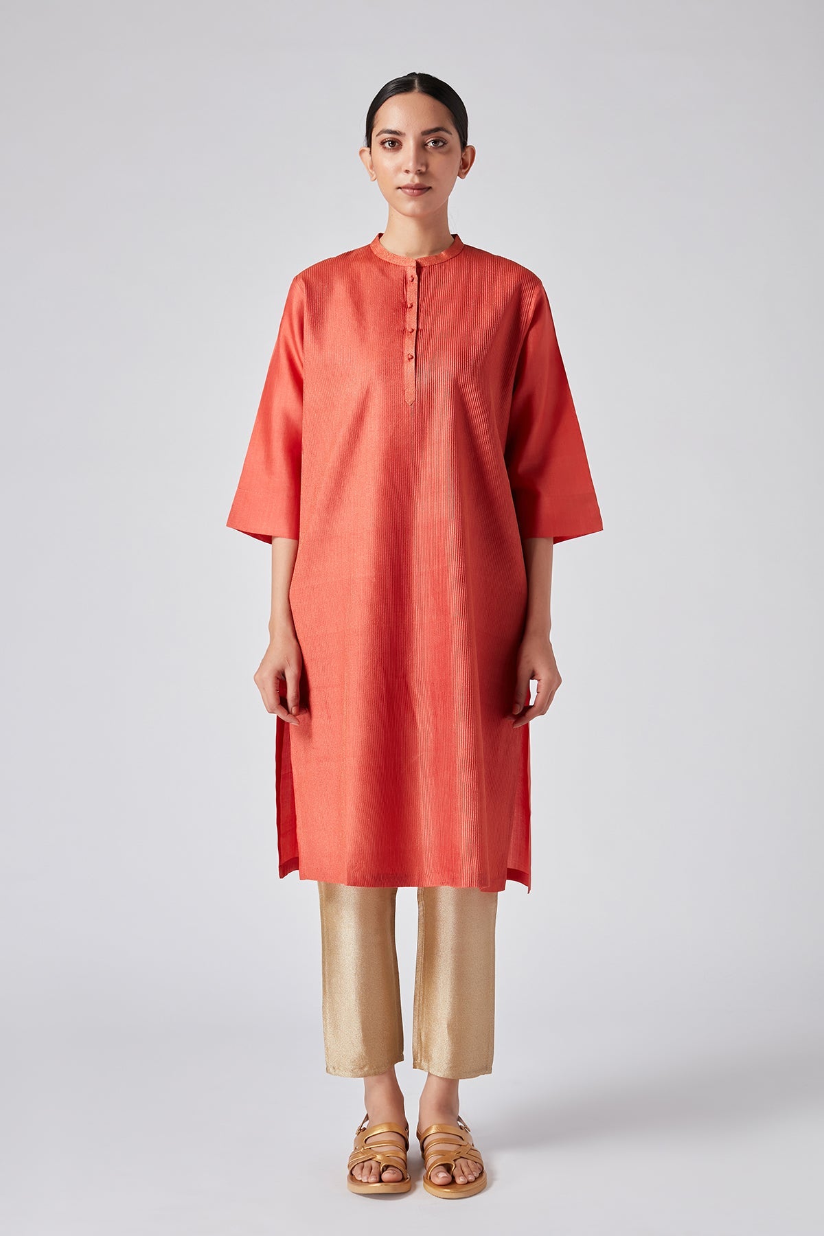 Khinsar Pintuck Kurta