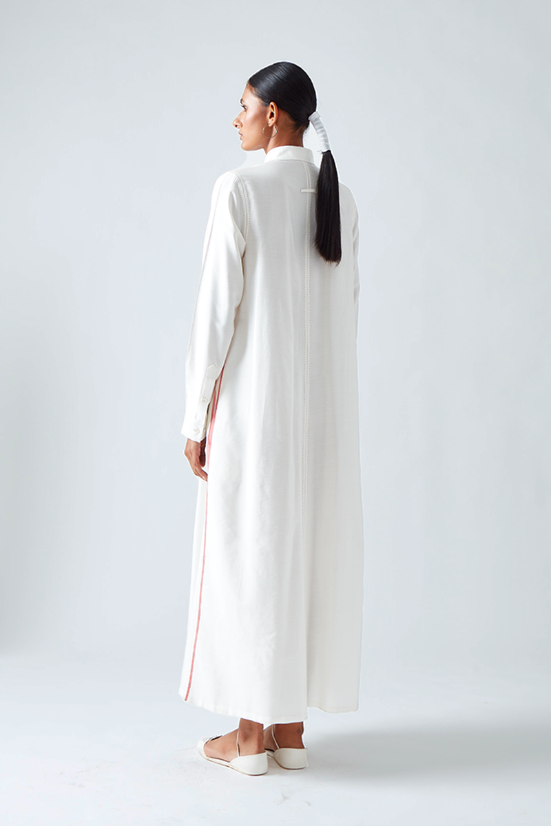 Vira Pintuck Dress In Full Length