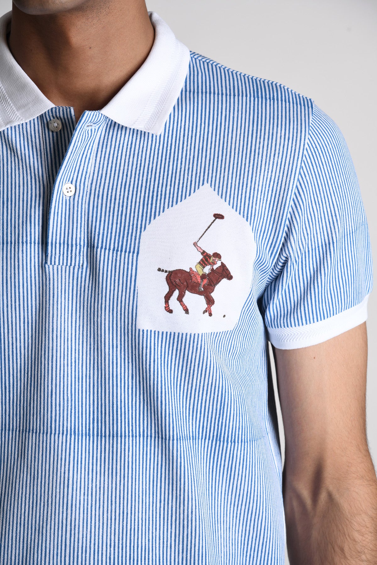 Hand Block Print Polo T-shirt