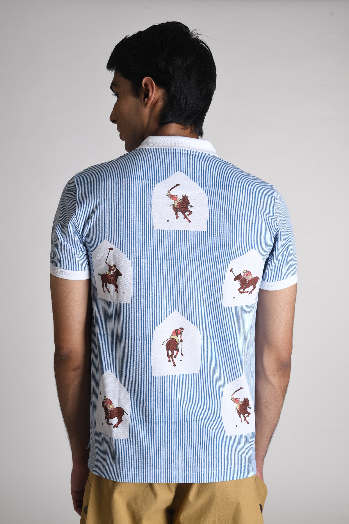 Hand Block Print Polo T-shirt