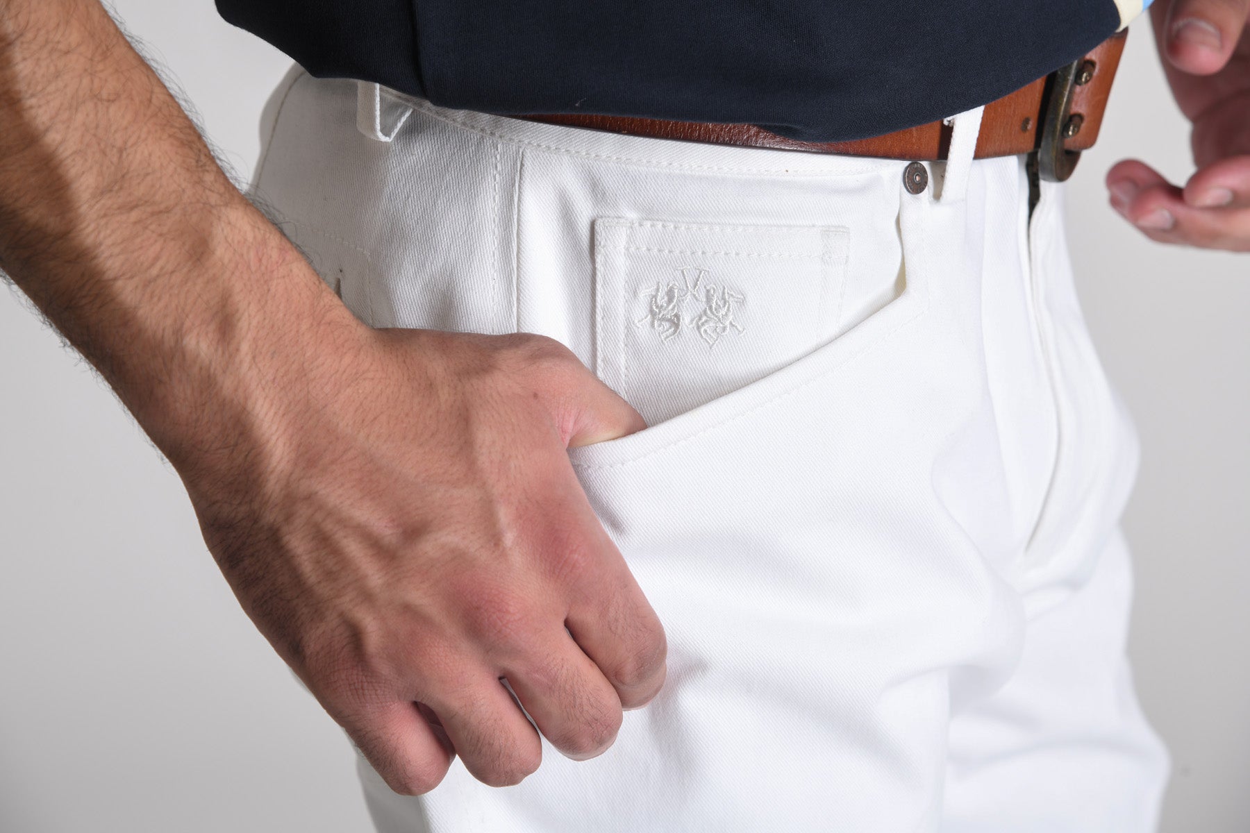 White Jodhpur Trousers