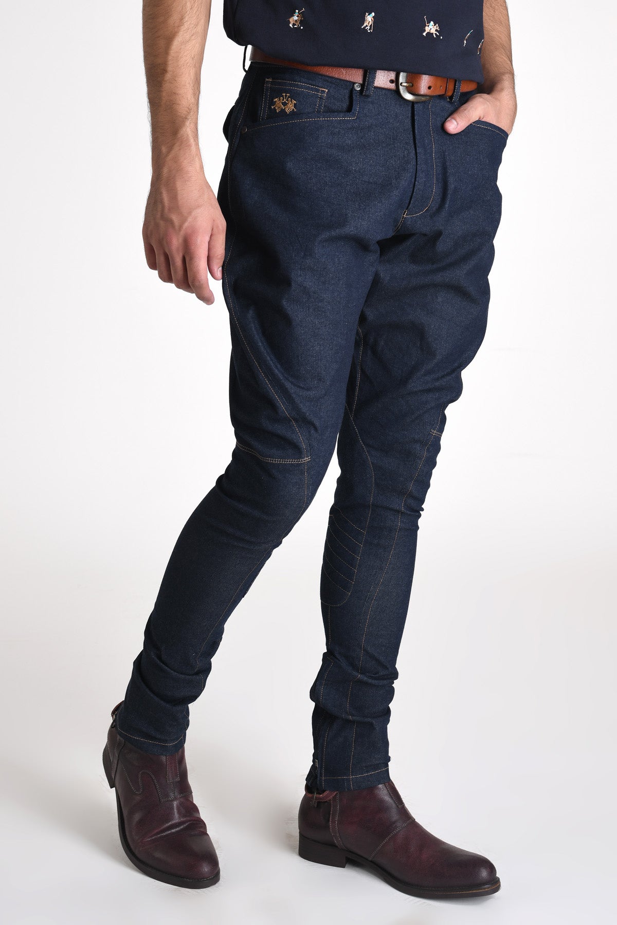 Denim Jodhpur Trousers