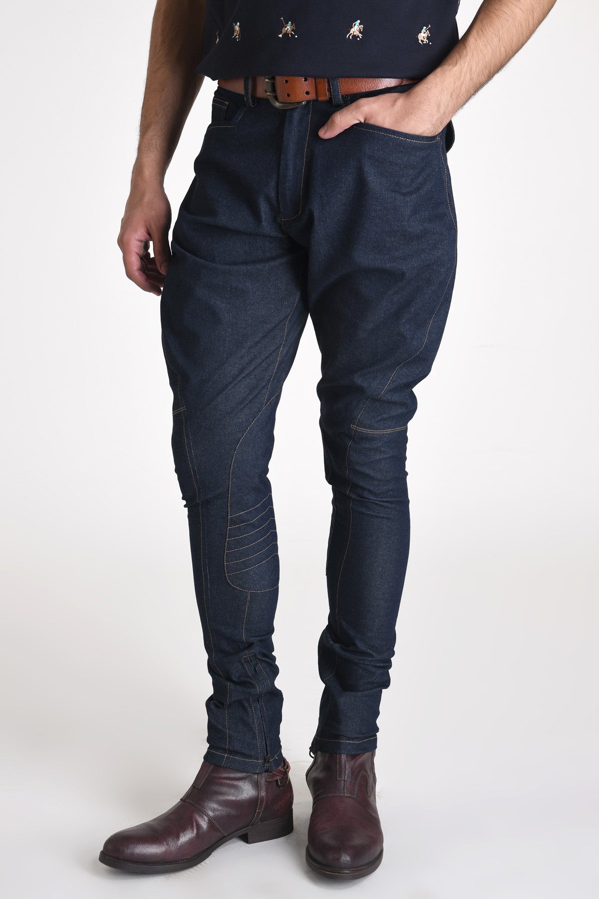 Denim Jodhpur Trousers