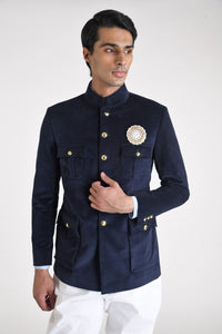 Velvet Bandhgala Jacket